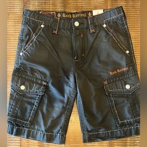 Rock revival charcoal, cargo, classic short